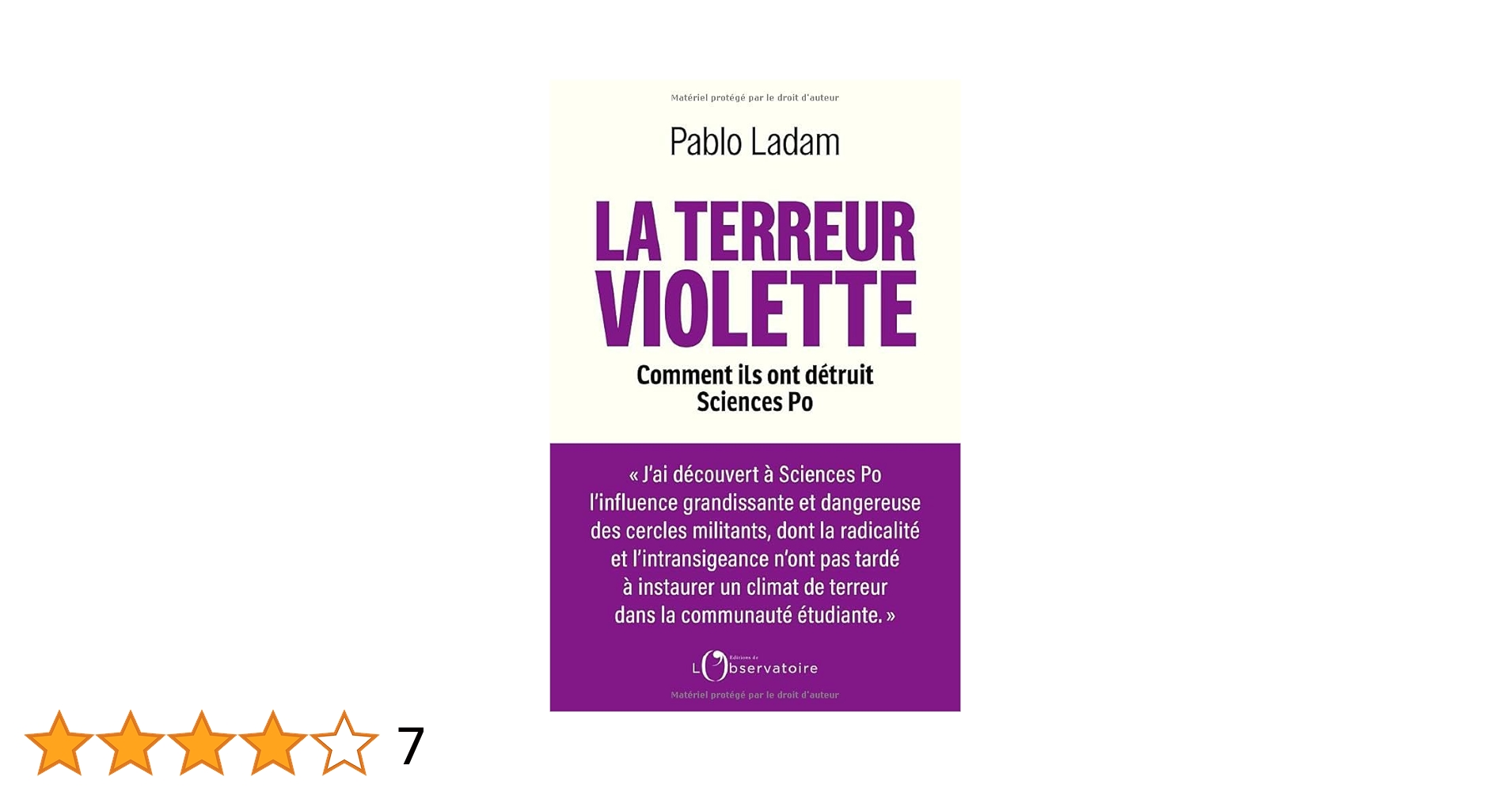 La Terreur Violette ausein de Sciences Po