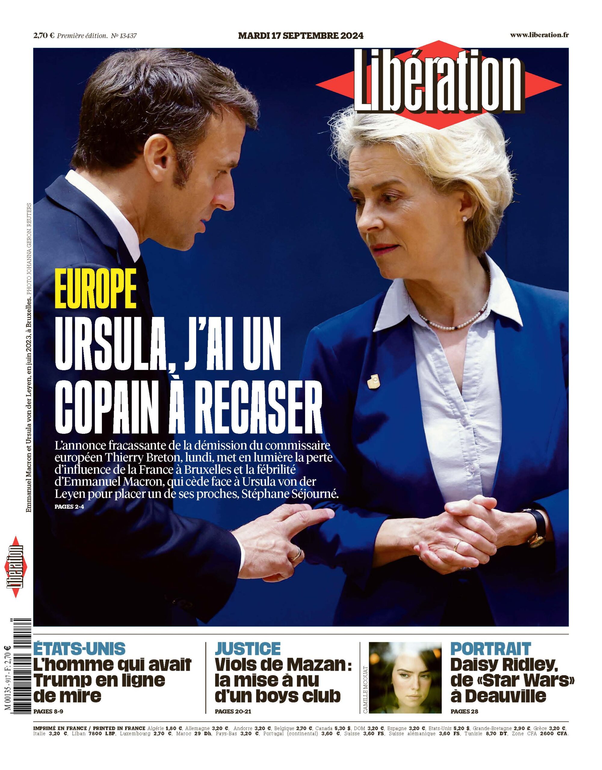 Macron : Un complot pour remplacer von der Leyen ?